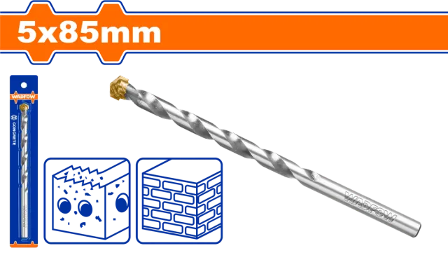 БУРГИЈА ЗА БЕТОН ОБИЧНА 5x85mm WADFOW WMJ1K03
