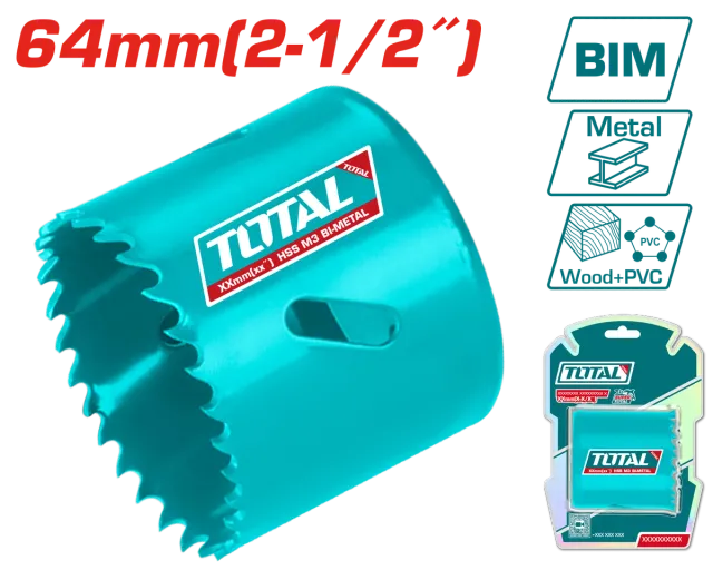 КРУЖНА ПИЛА ЗА МЕТАЛ 64mm TOTAL TAC410641