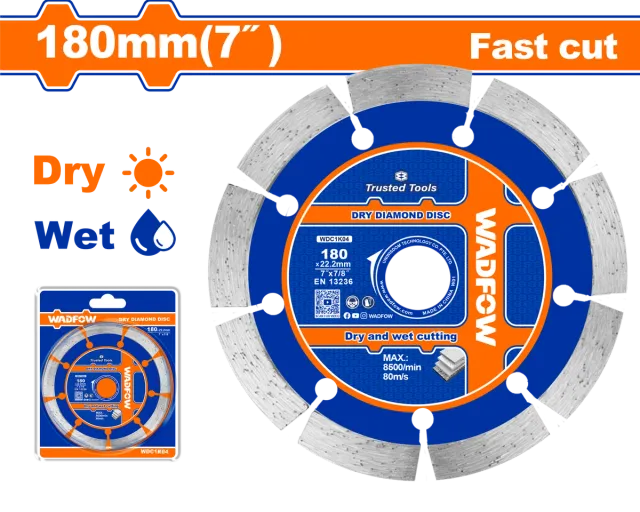 Disk diamanti 180mm Fast Cut WADFOW WDC1K04