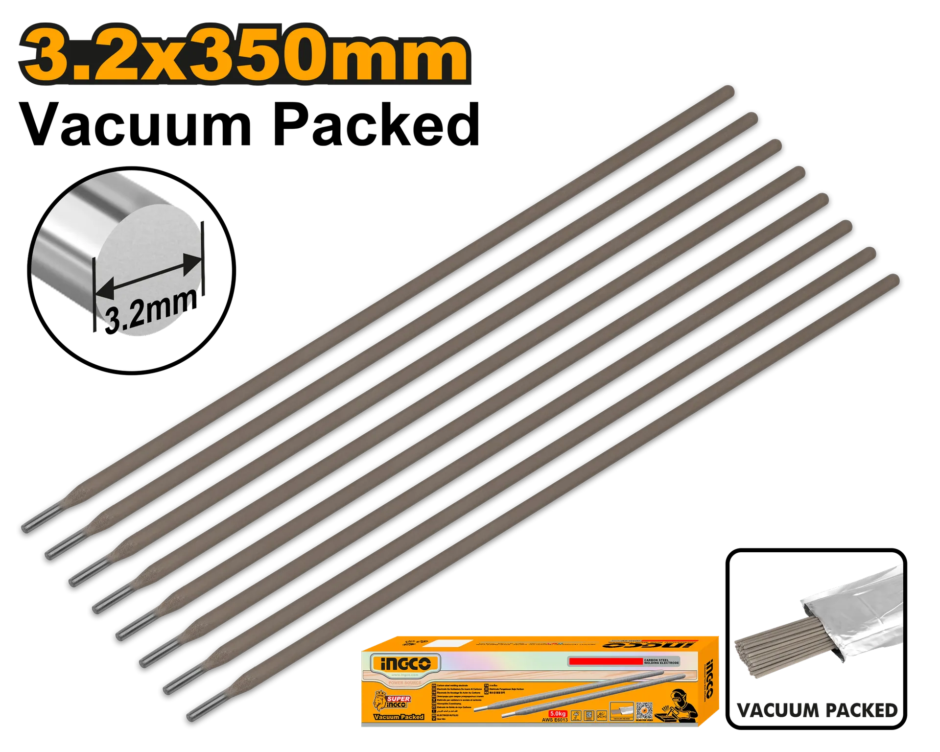 Elektrodë 3.2x350mm INGCO ERCVC2221