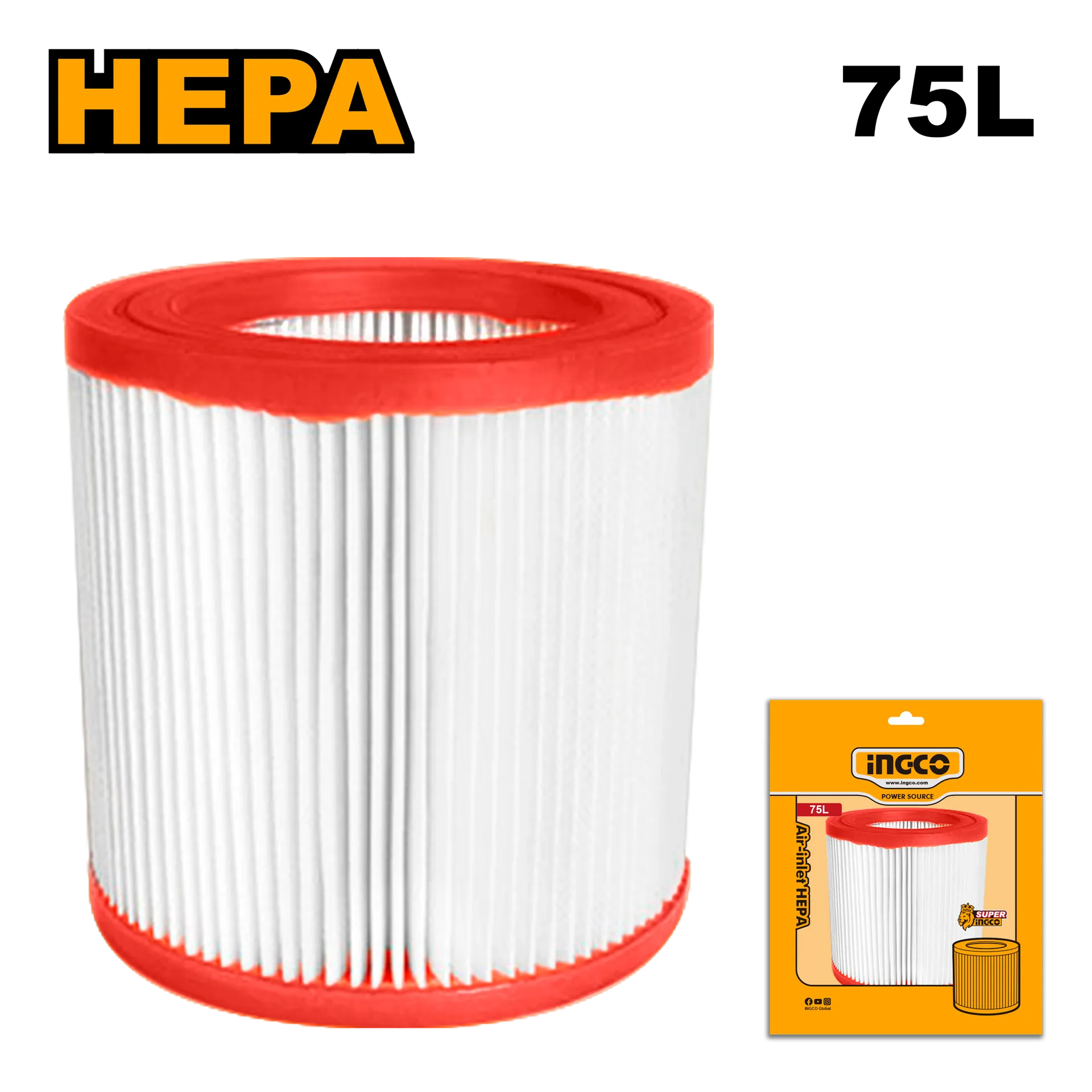 HEPA ФИЛТЕР ЗА ПРАВОСМУКАЛКА (ЗА ДОМА) INGCO VCAIHP03