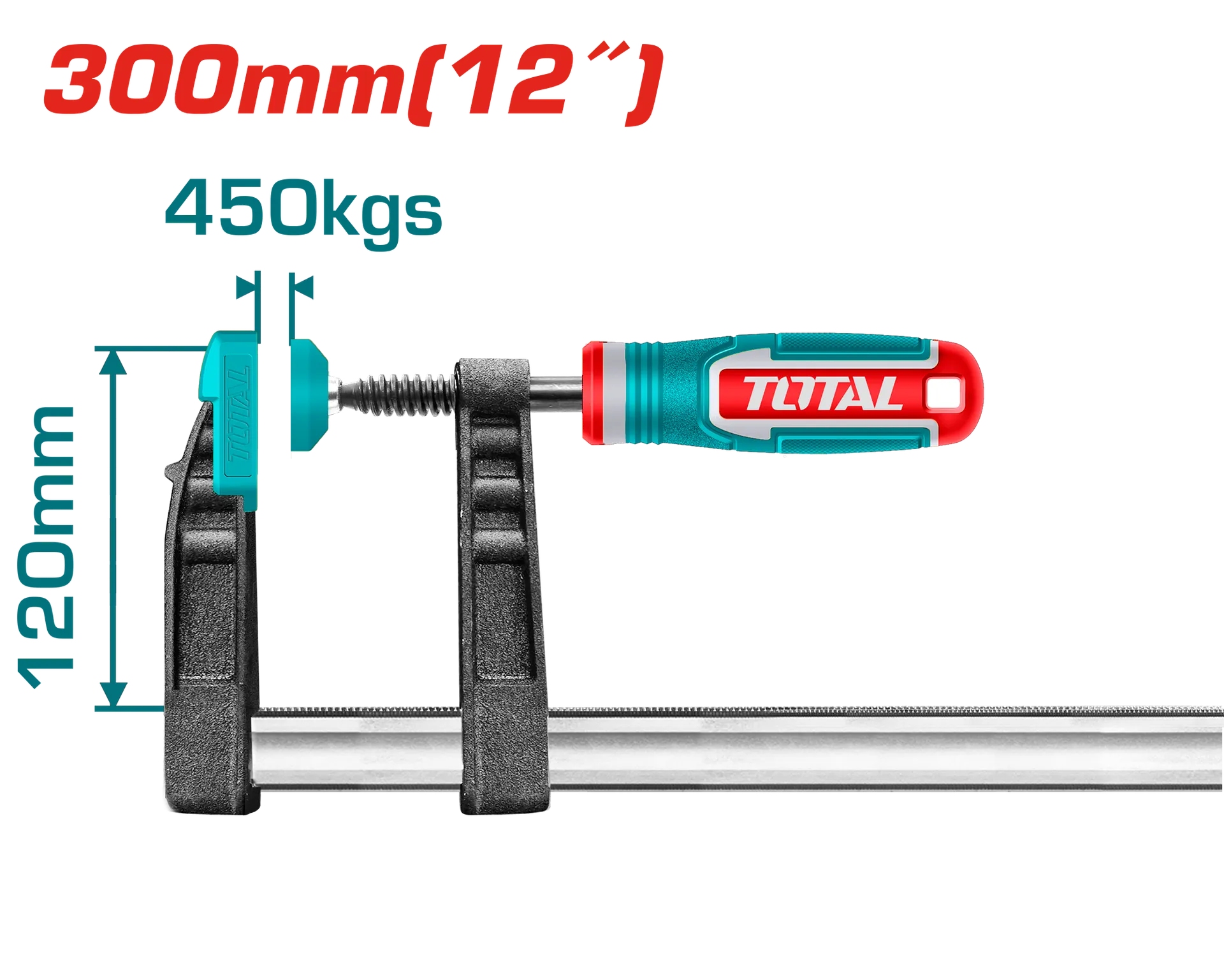 Strege marangozi tip F 120x300mm TOTAL THT1321201