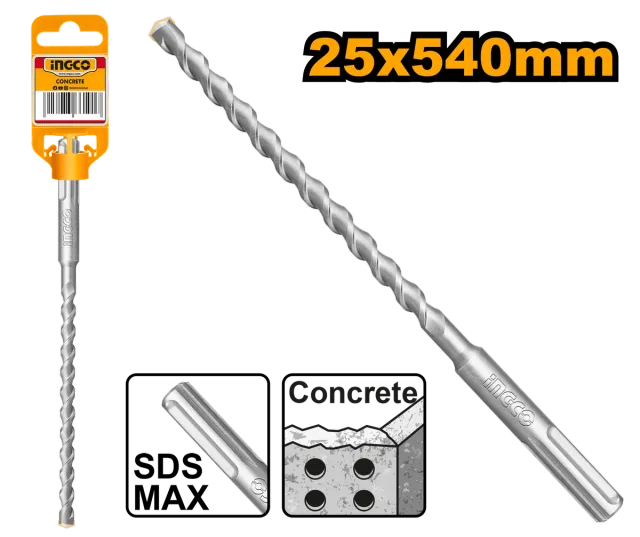 Бургии SDS MAX INGCO 25×540 DBH1242505