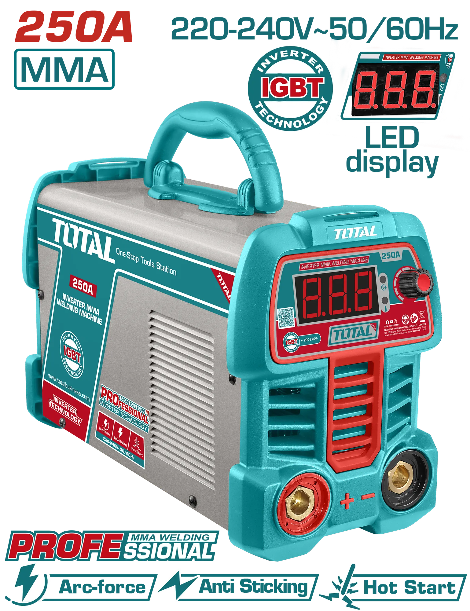 Inverter aparat saldimi 250A MMA TOTAL TW225069