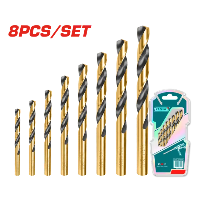 СЕТ 6/1 БУРГИИ ЗА МЕТАЛ ПРО TOTAL TACSD0801