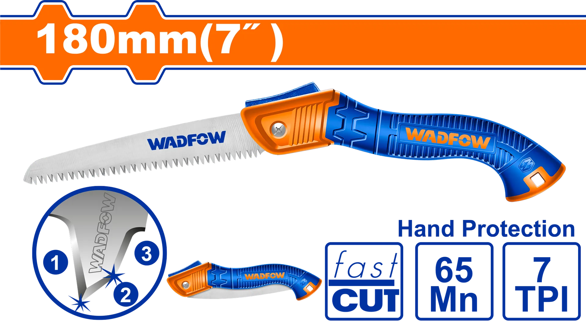 Pila bashkimi 180mm WADFOW WHW4607