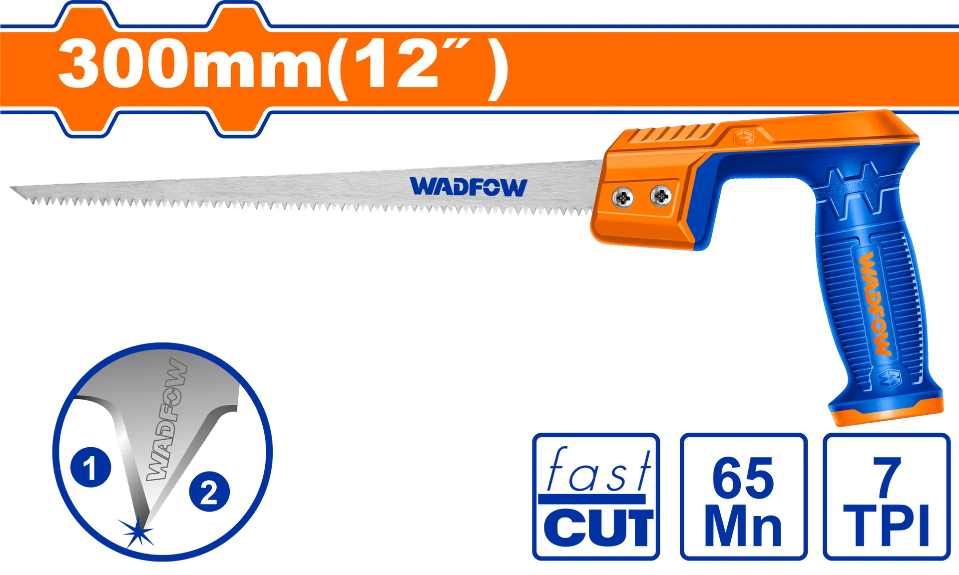 Pila për gipskarton 300mm WADFOW WHW6G12