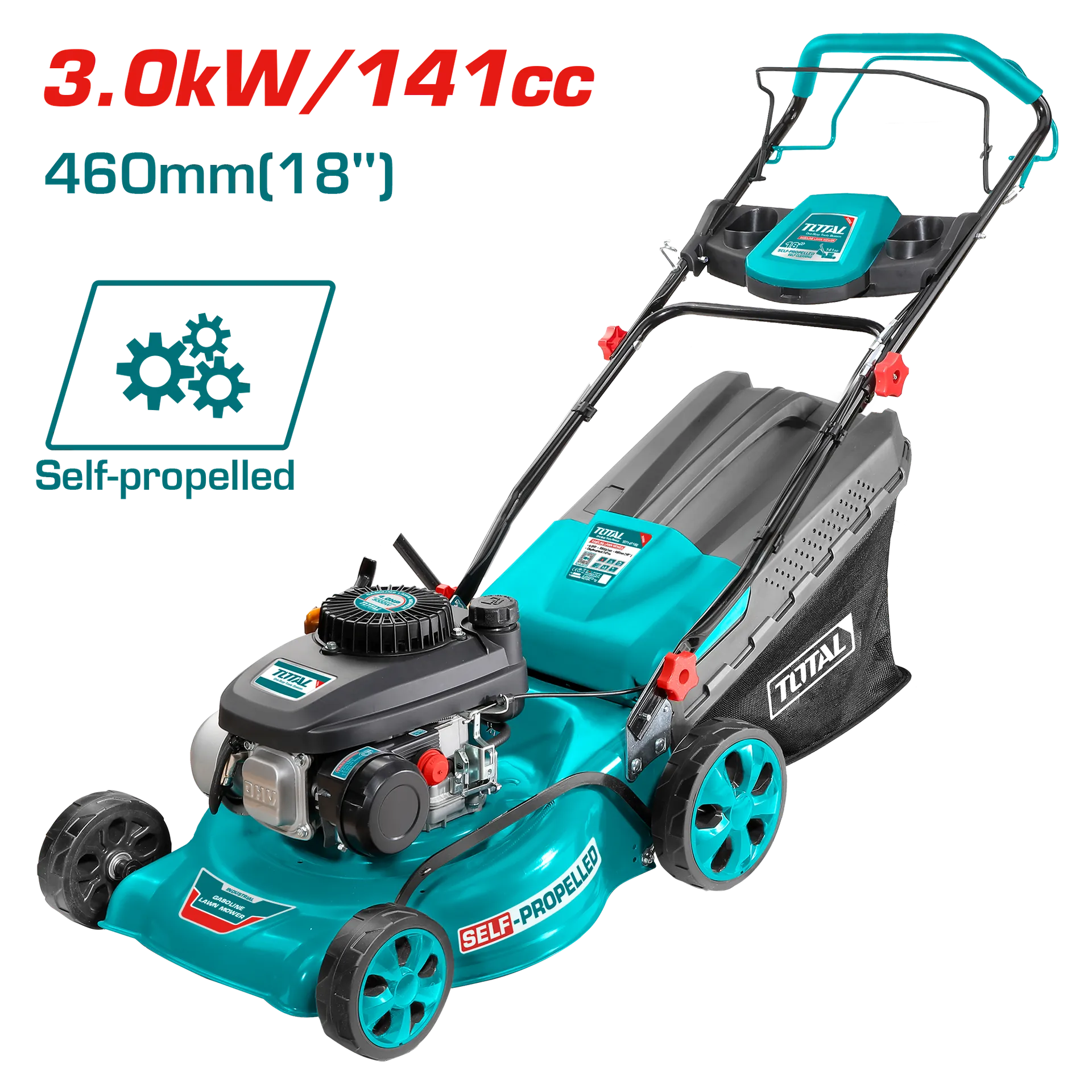 Kosile benzinë TOTAL 3KW 133CC vetë-drejtues TGT141182