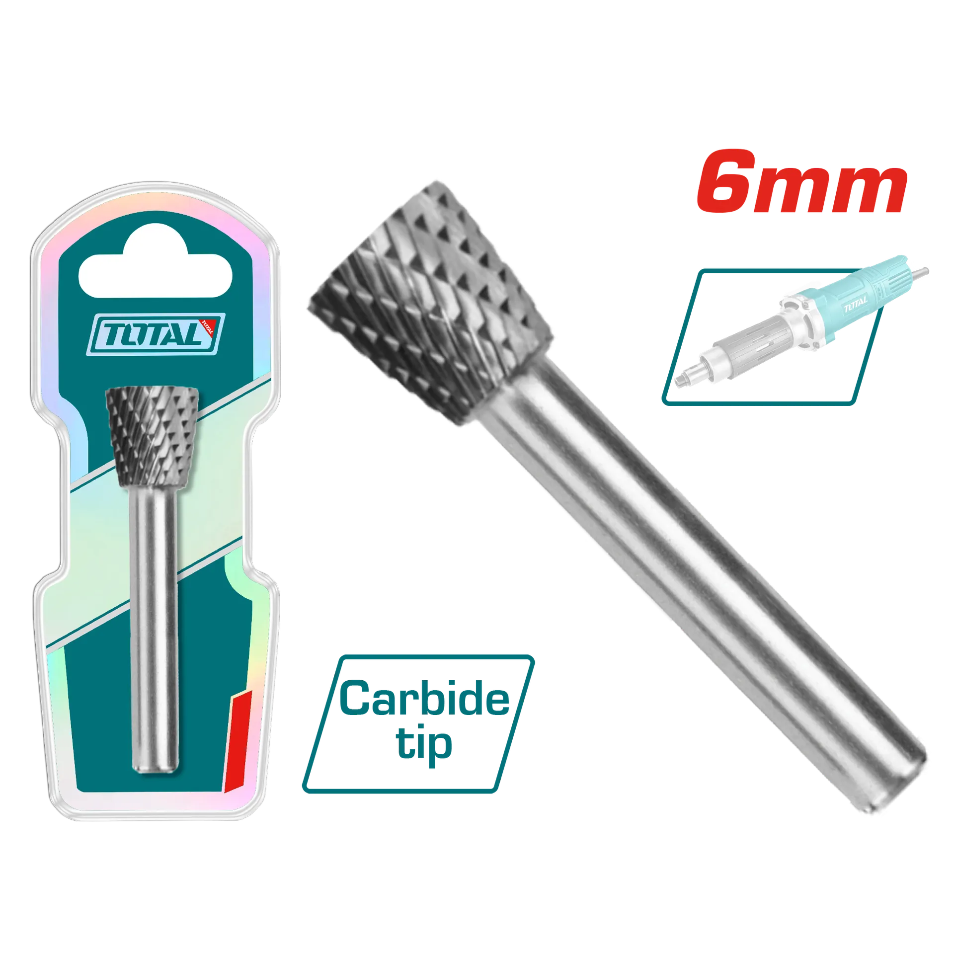 Frezë për metal M6 TOTAL TAKC1004