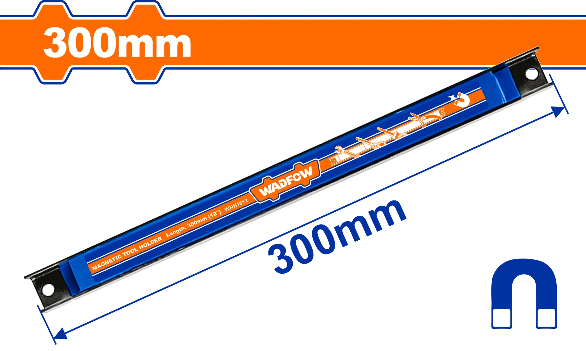 Mbajtës magnetik për vegla 300mm WADFOW WHH1612