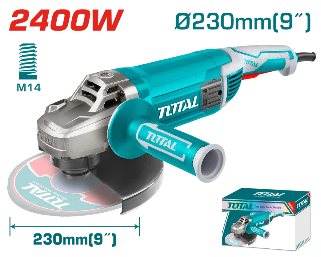 ЕЛЕКТРИЧНА БРУСИЛКА 2400W 230mm TOTAL TG1252306