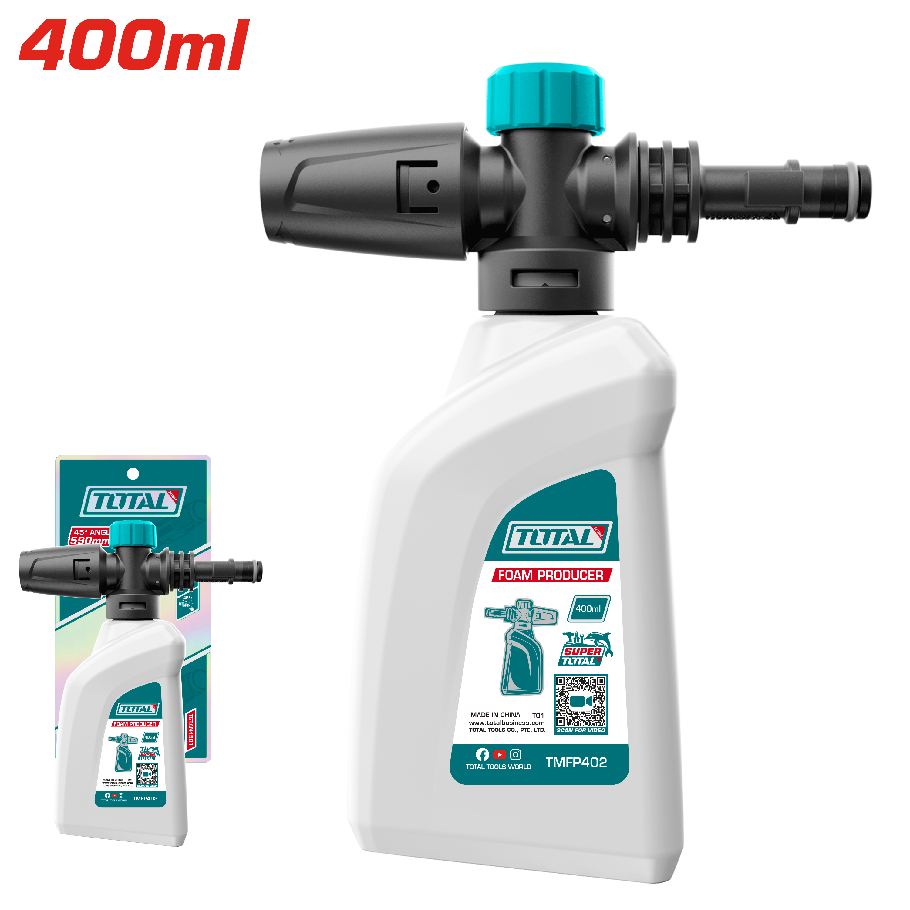 Pompë shampon për gëlqere TOTAL TMFP402