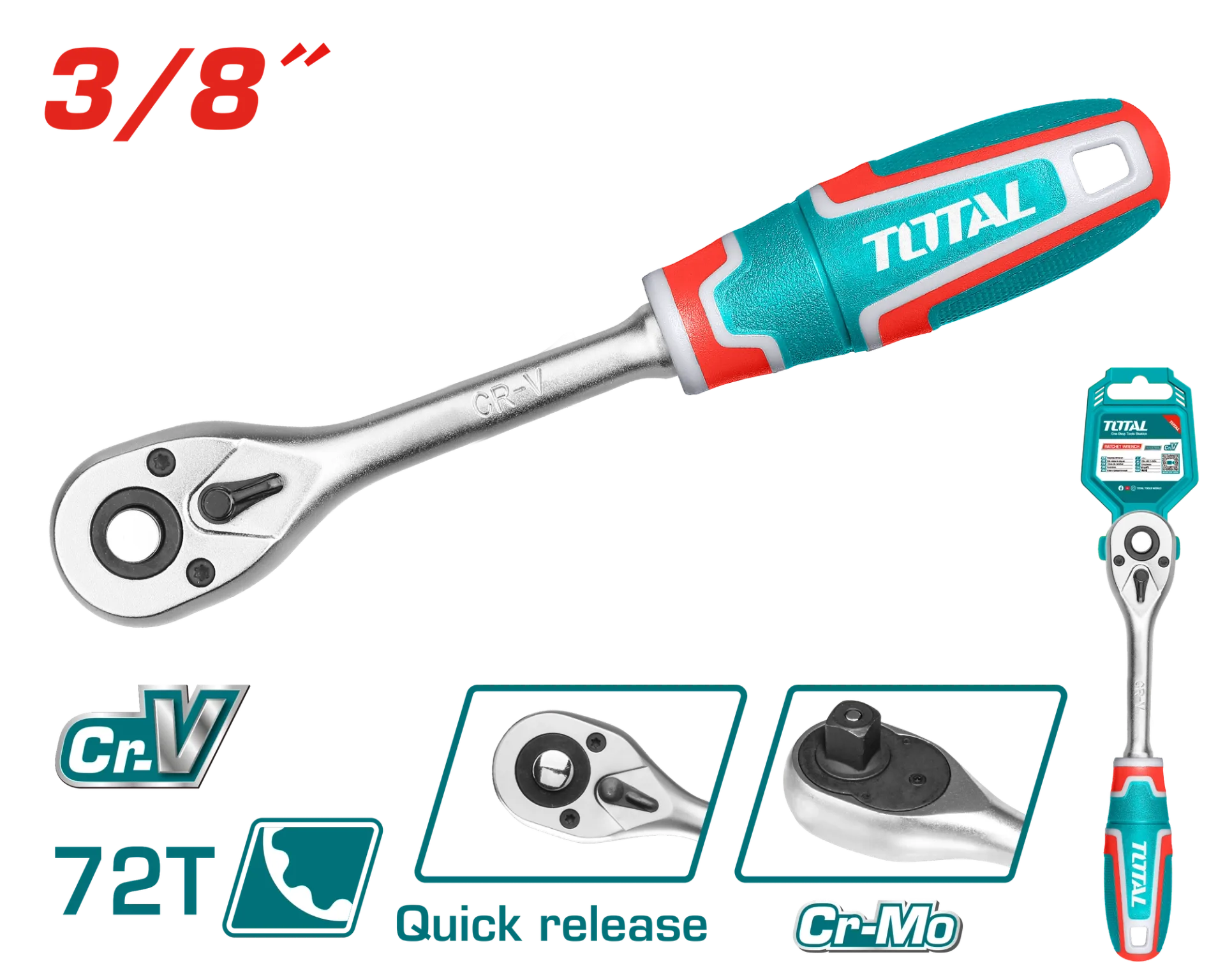Mekanizëm TOTAL 3/8″ – THT106386