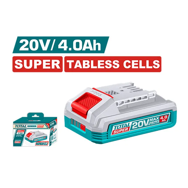 БАТЕРИЈА TOTAL 20V 4.0Ah TABLESS TFBLI2123