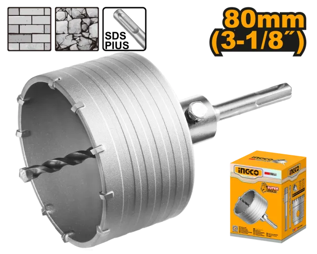 Круни за бетон INGCO 80mm HCB0801