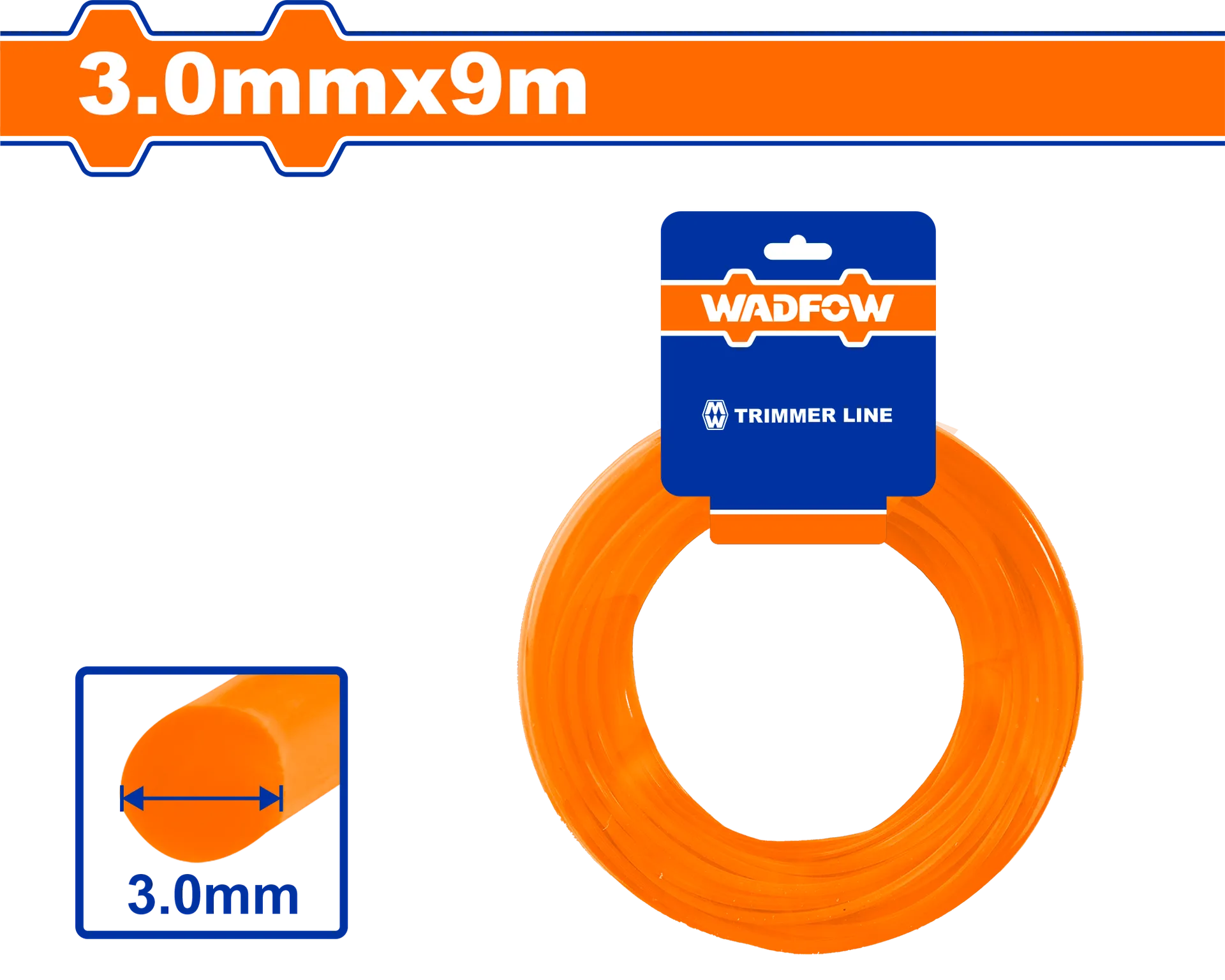 Kordon per motore 3.0mm 9m WADFOW WNG1143