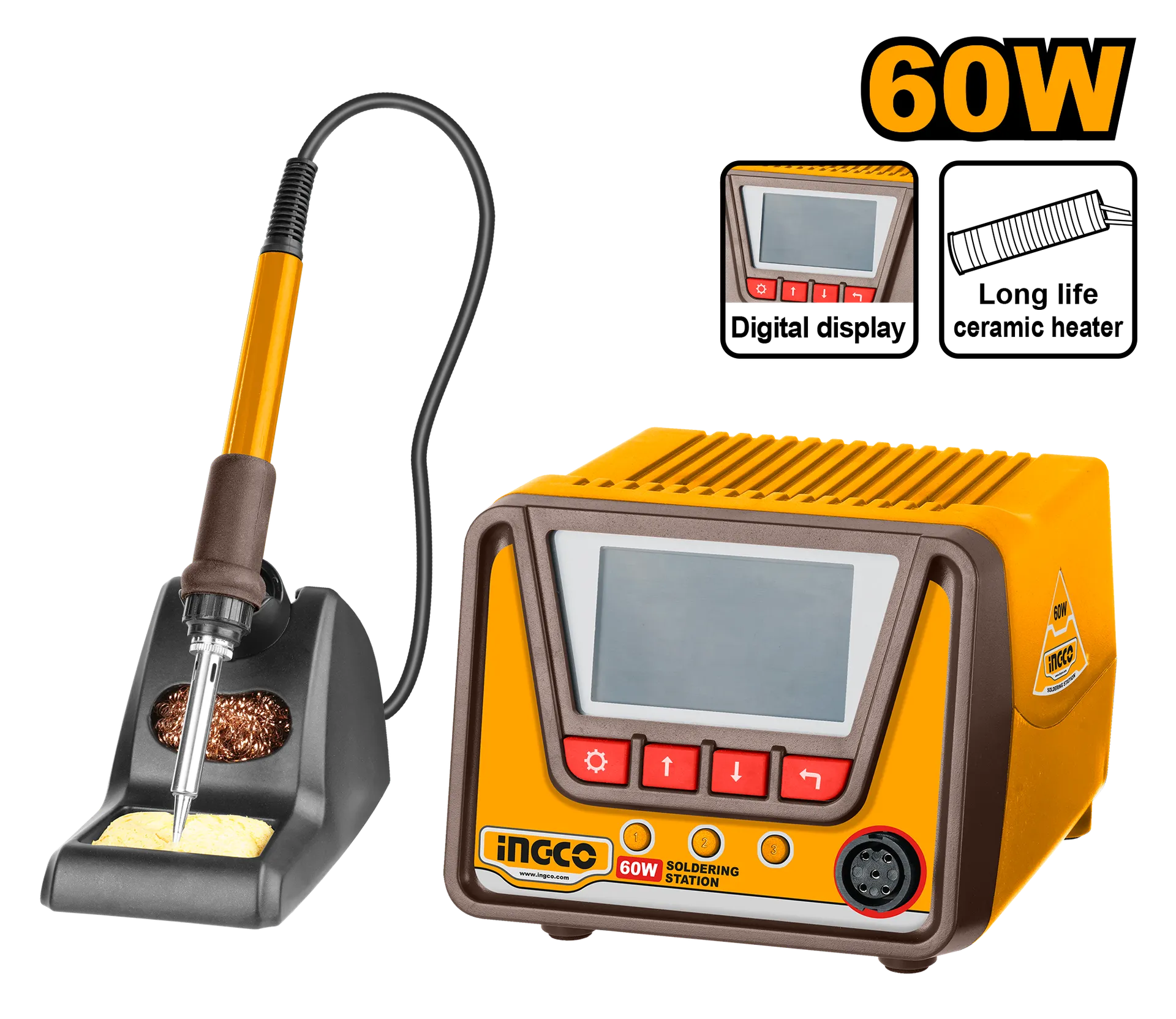 Saldim elektrik INGCO 60W me potenciometër SI016923