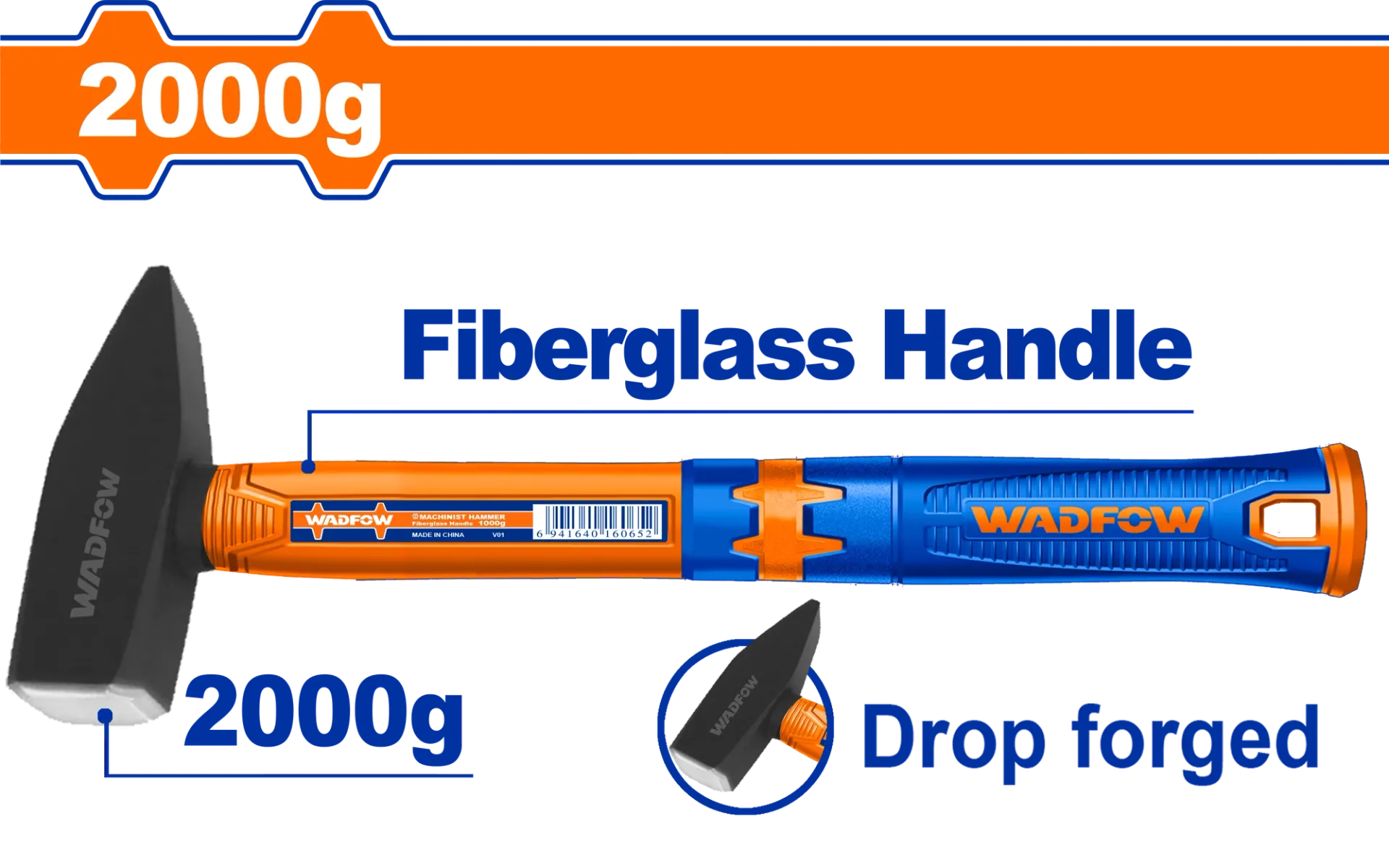 Çekiç PVC 2000g WADFOW WHM1320