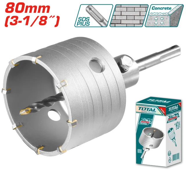Kurorë për beton 80mm TOTAL TAC430801