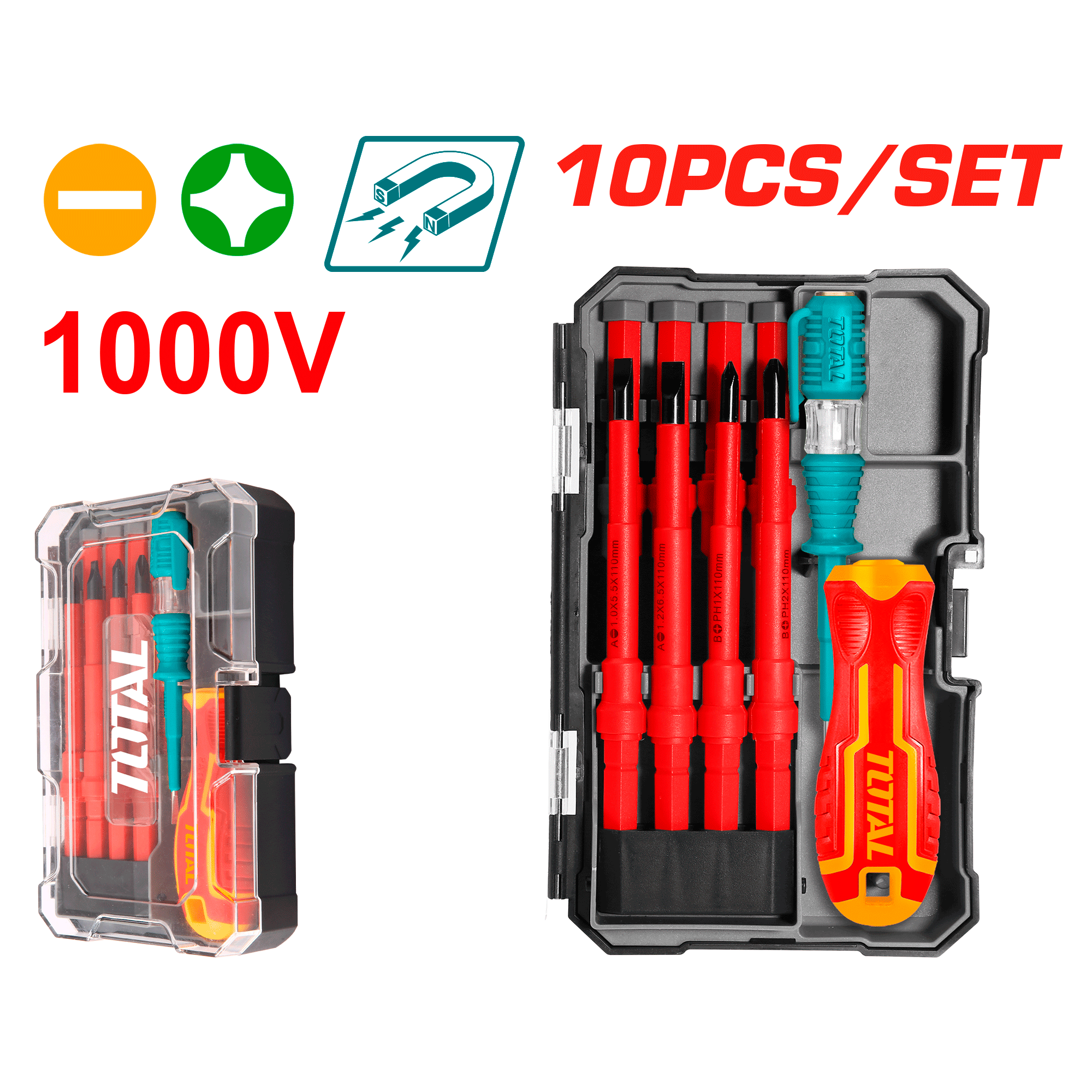 Çekiç elektrik set 10/1 TOTAL THTIS5106