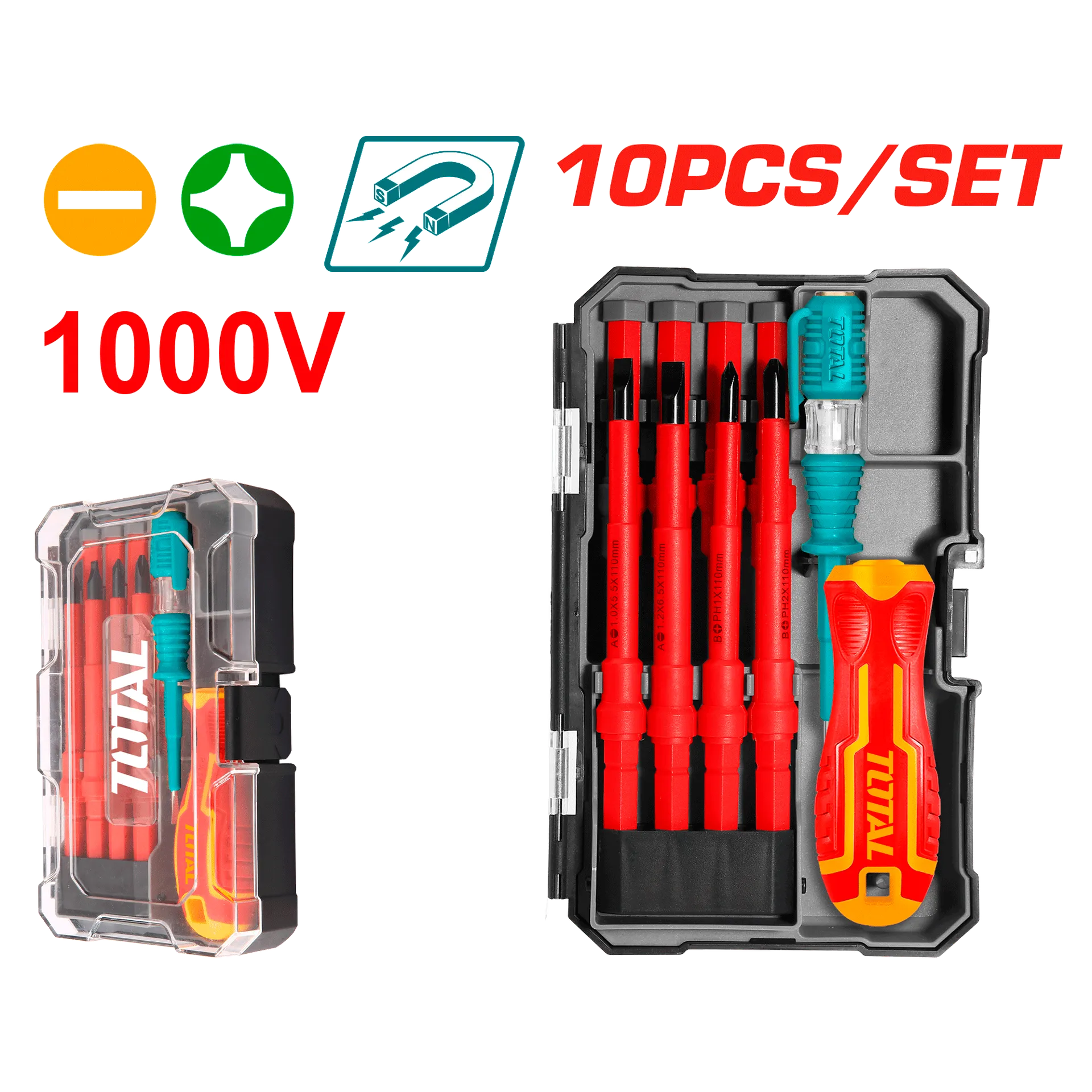 Çekiç elektrik set 10/1 TOTAL THTIS5106