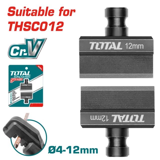 РЕЗЕРВА НОЖ 4-12mm ЗА ХИДРАУЛИКА ЗА КАБЕЛ TOTAL THSC012B