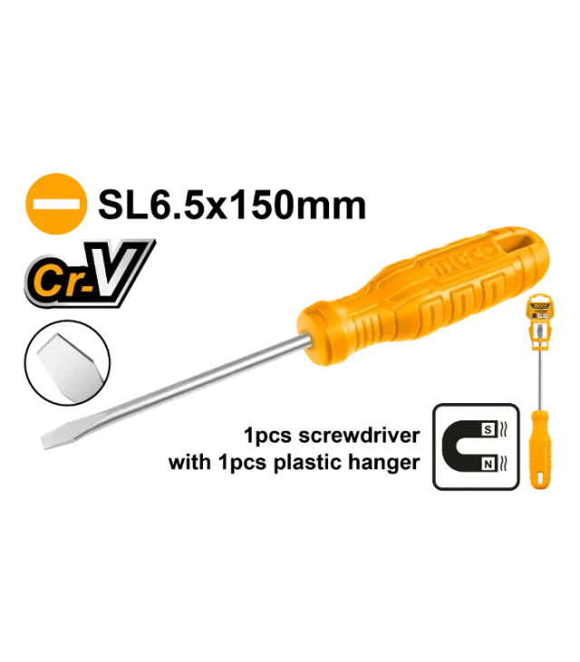 ШТРАФЦИГЕР ЖОЛТ – SL6x150mm INGCO HS586150P