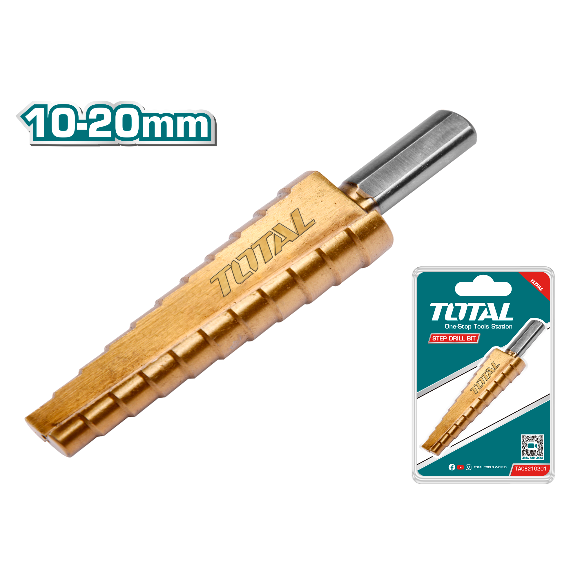 Shpuese konike 10–20mm TOTAL – TAC7510201
