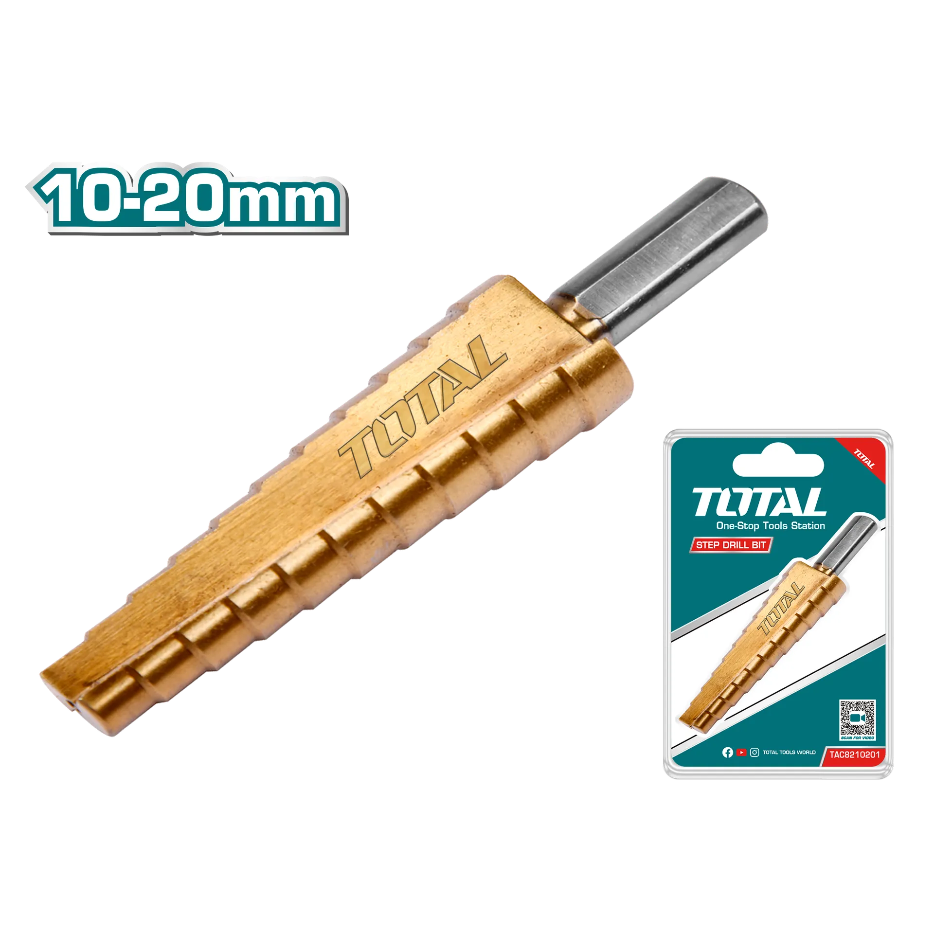 Shpuese konike 10–20mm TOTAL – TAC7510201