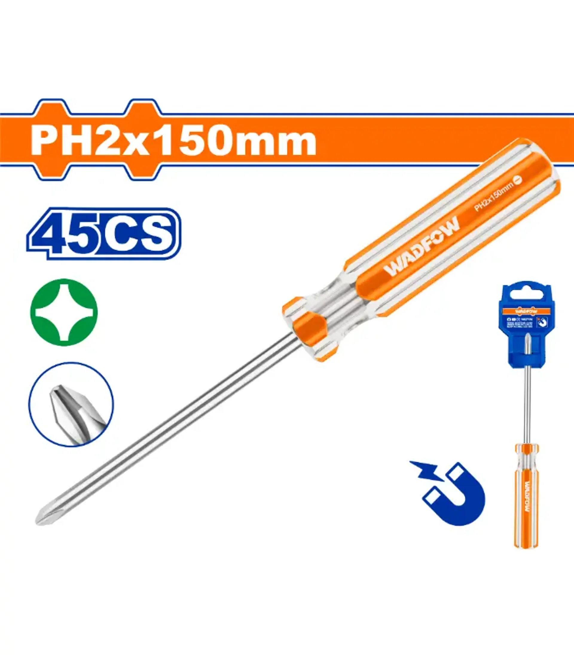Филипс штрафцигер PH2x150mm WADFOW WSD6226