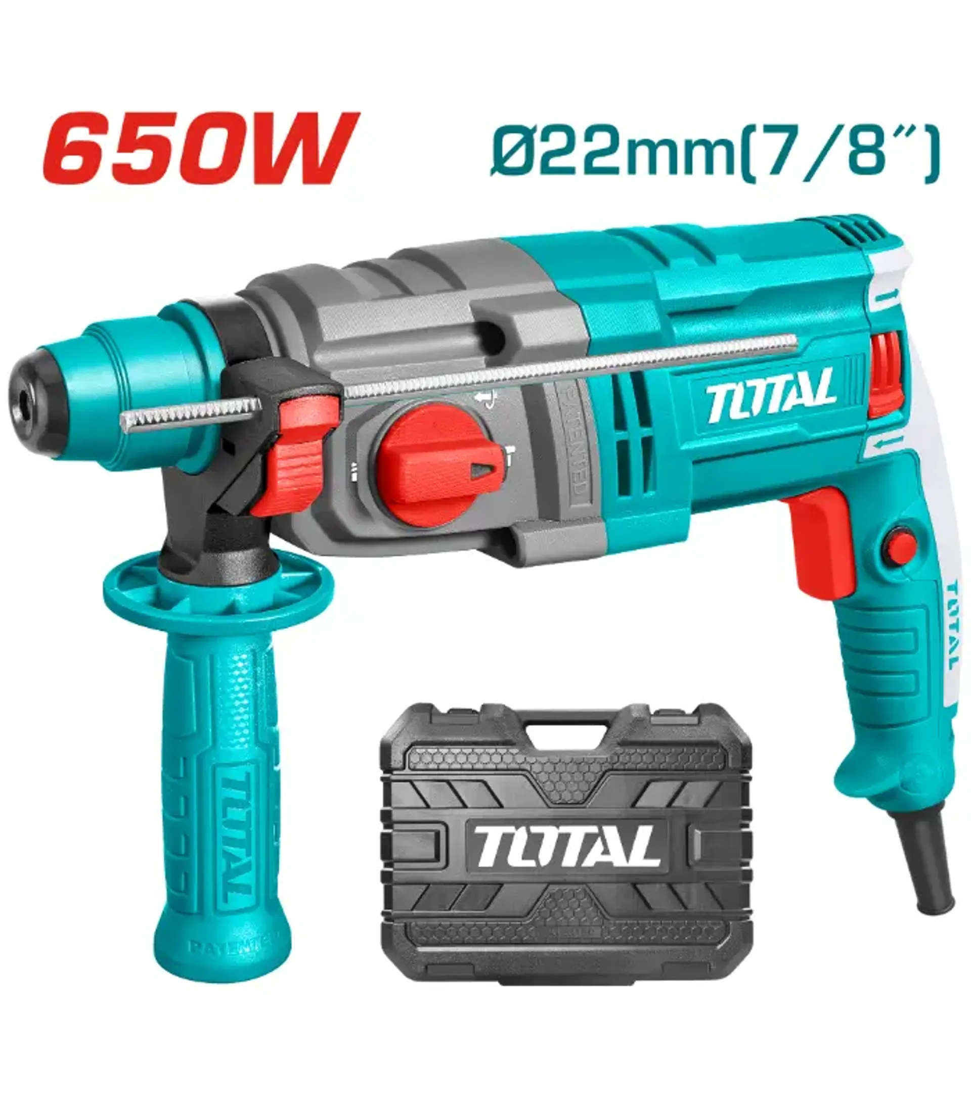TOTAL SDS+ 650W 1.7J TH306236
