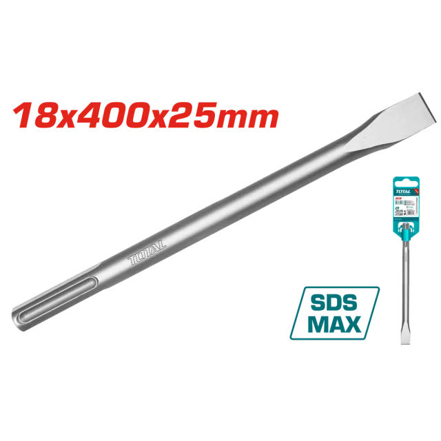 Çekan SDS MAX 18x400mm i sheshtë TOTAL TAC15221821