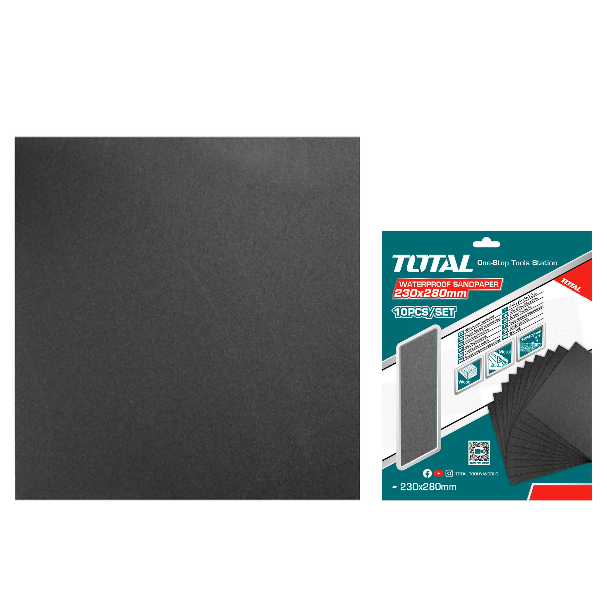 Smirgjela TOTAL 230x280mm P100 10/1 TAC7710001