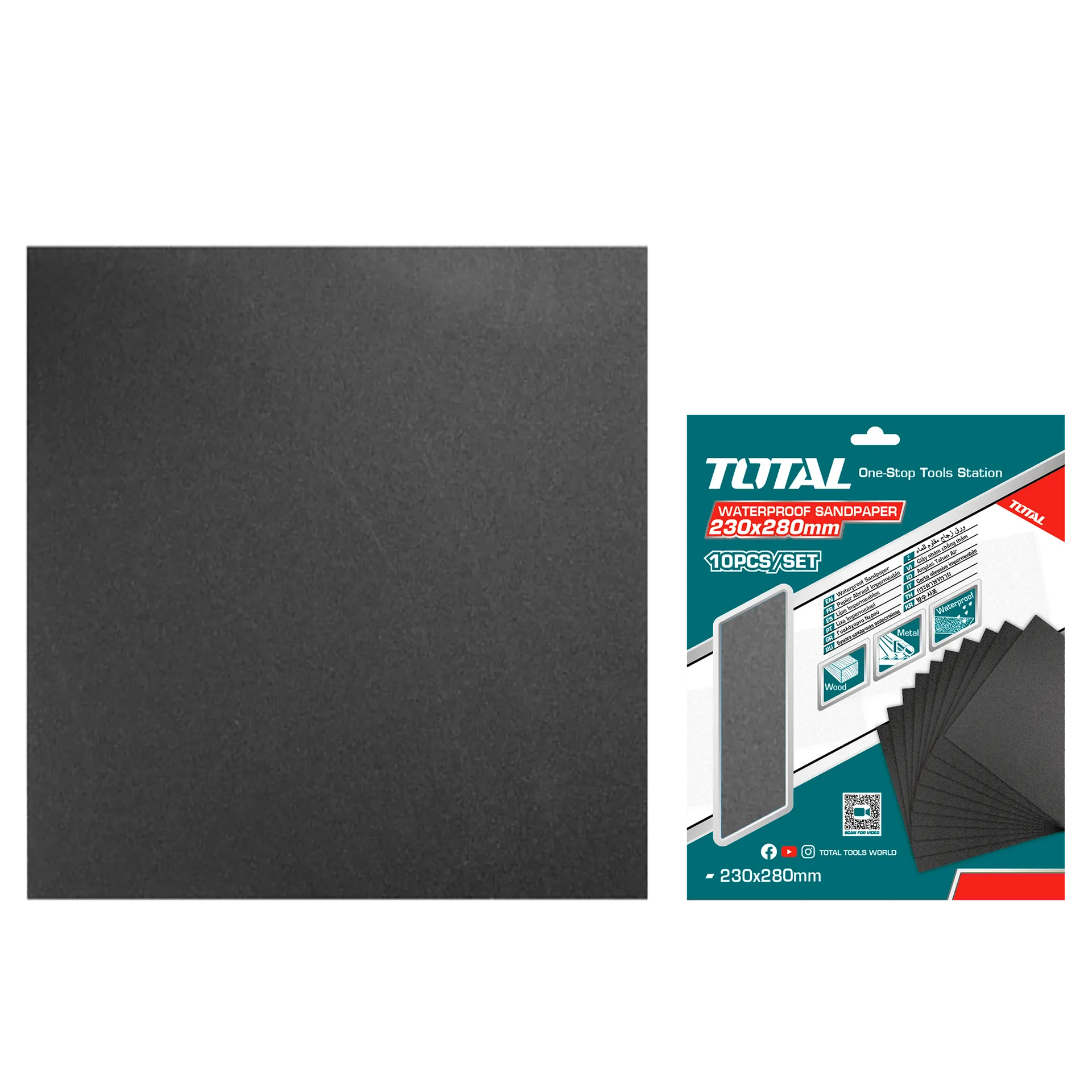 Smirgjela TOTAL 230x280mm P100 10/1 TAC7710001