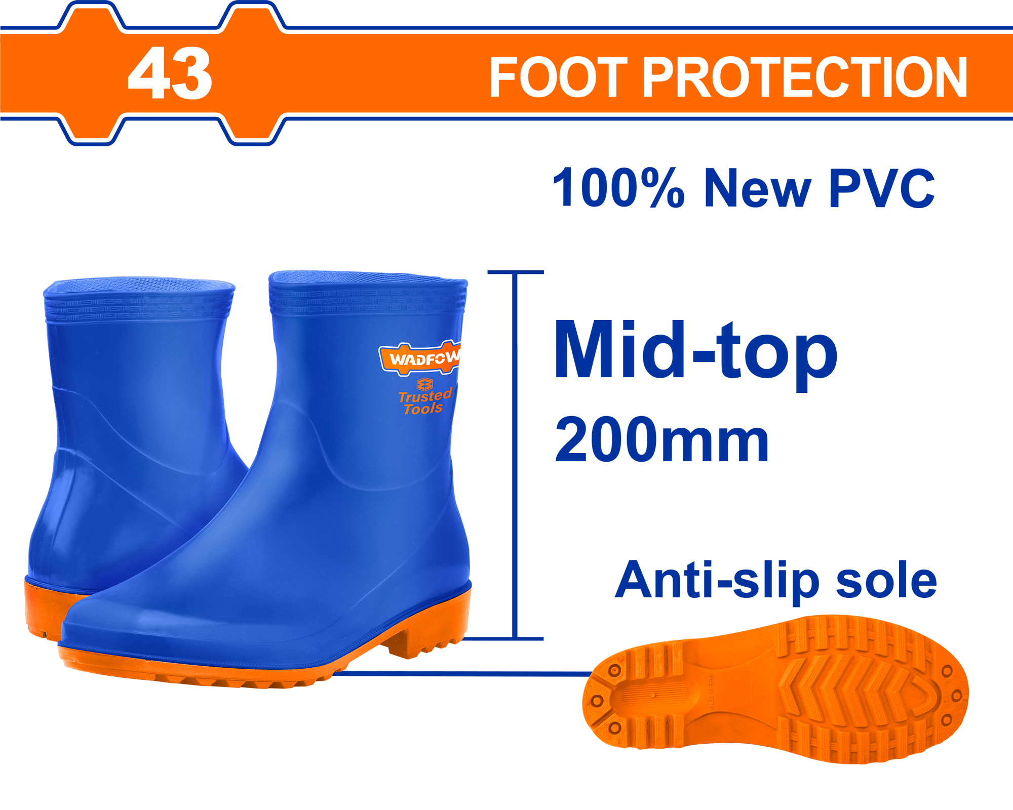 Çizme të shkurtra 43 WADFOW WRB3L43