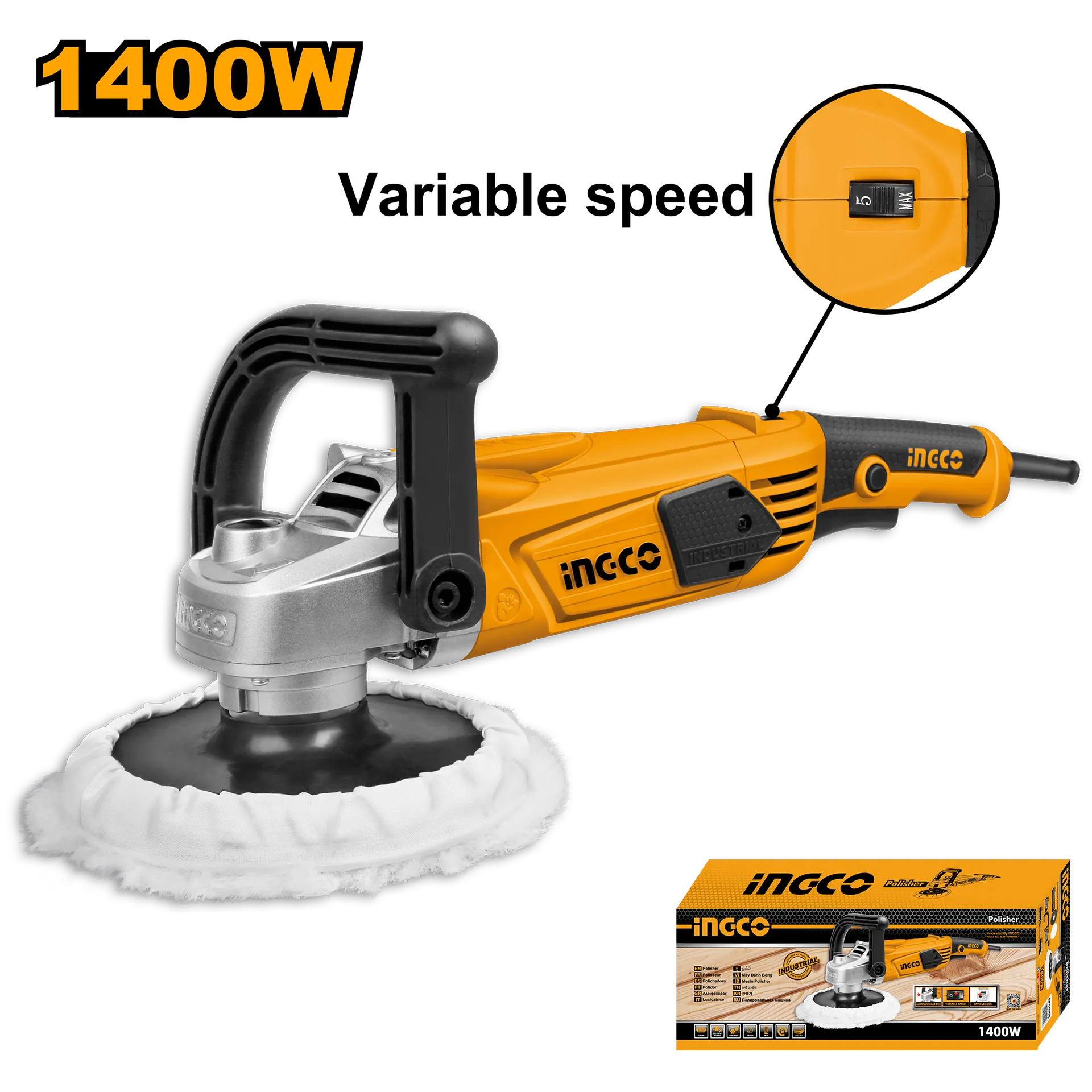 Polisher Elektrik INGCO 180 1400W AP14008