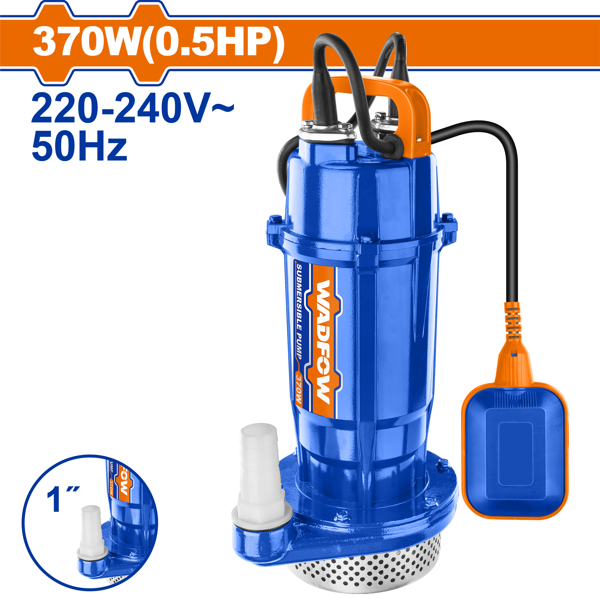 Pompa zhytjeje për ujin 0.37KW WADFOW WWPQA01
