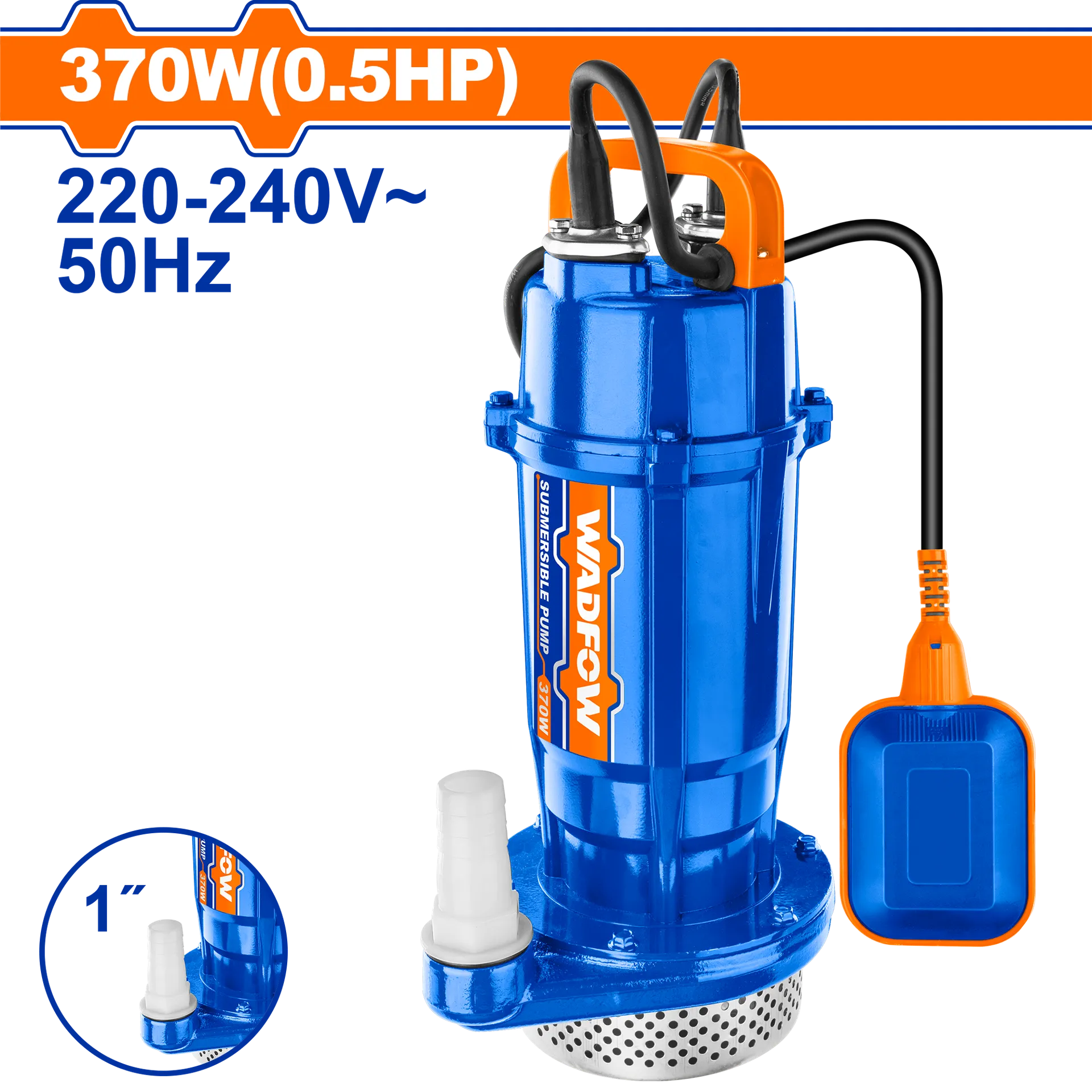 Pompa zhytjeje për ujin 0.37KW WADFOW WWPQA01