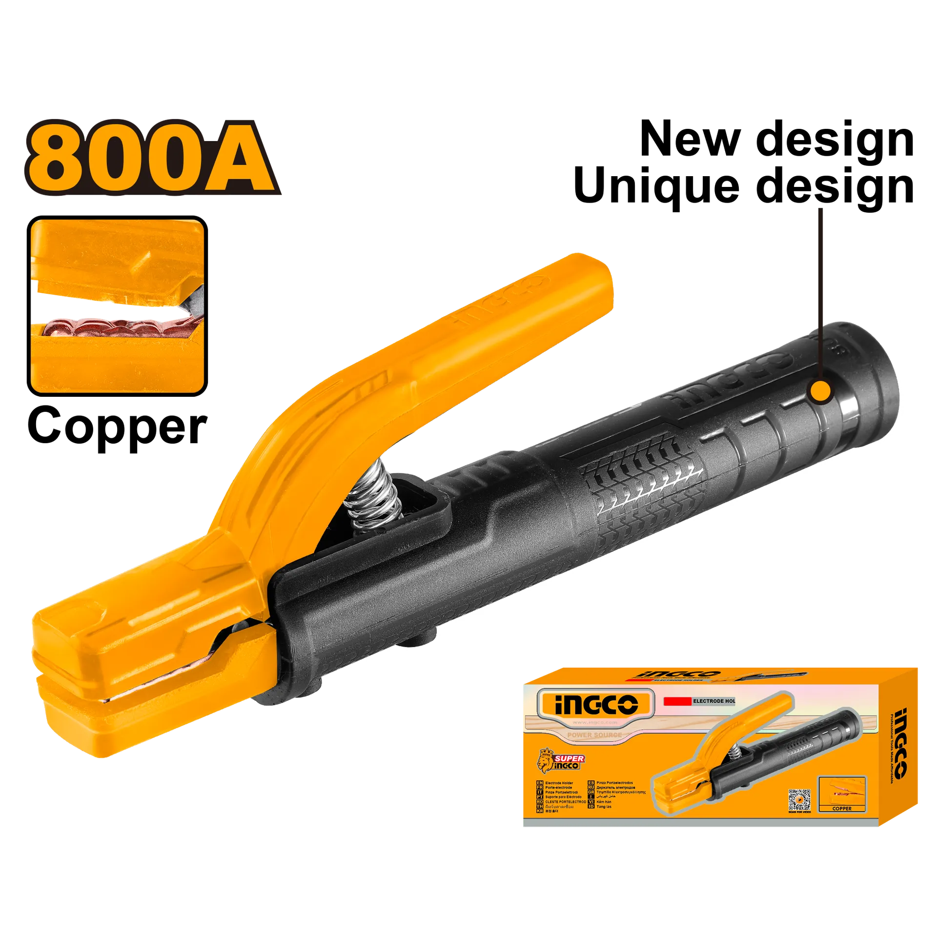 Mbajtës elektrodë INGCO 800A WAH8008