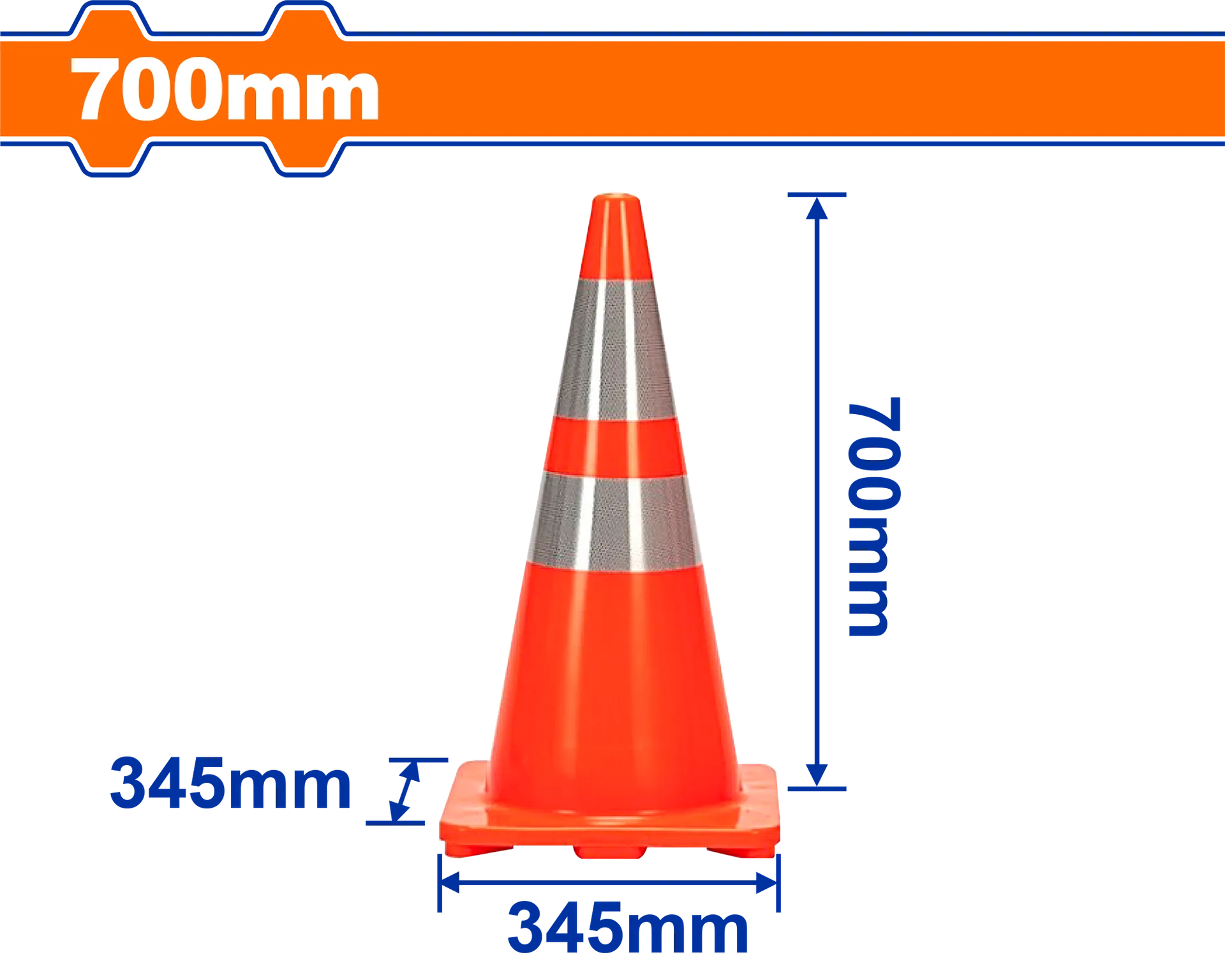 Barier për parking kon trafiku 70CM WADFOW WYJ1A70