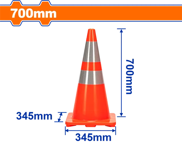 БАРИЕРА ЗА ПАРКИНГ СООБРАЌАЕН КОНУС 70CM WADFOW WYJ1A70