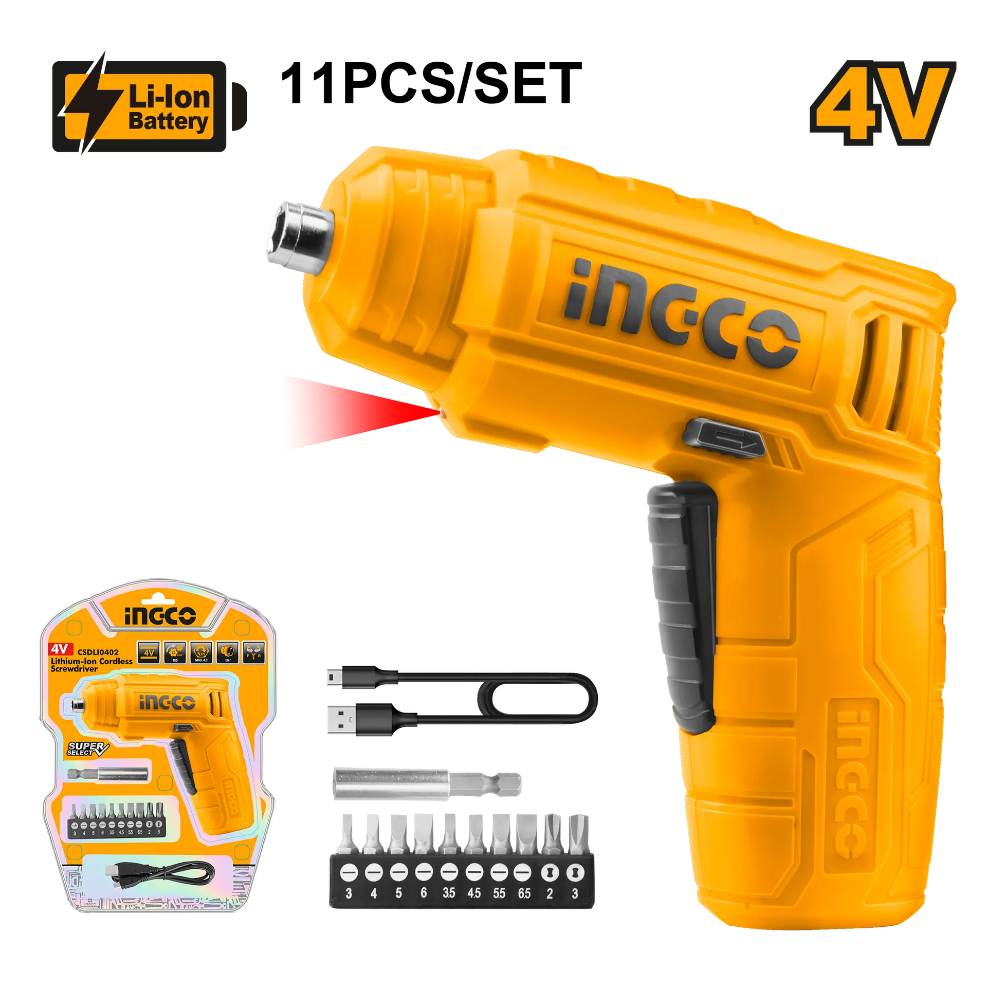 Mini përforcues 4V INGCO CSDLI0402