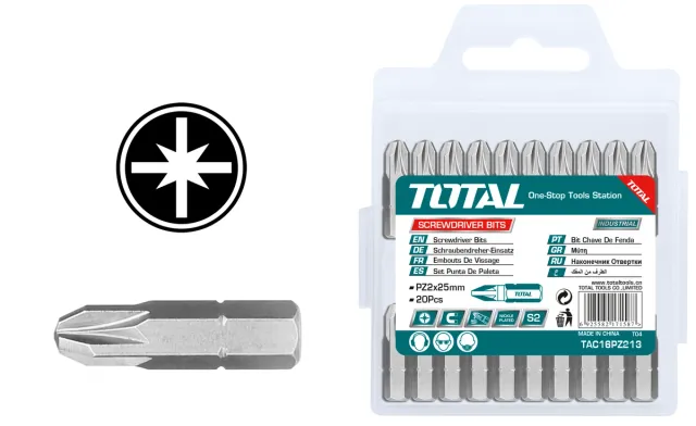 БИТ СЕТ 20/1 PZ2x25mm TOTAL TAC16PZ213