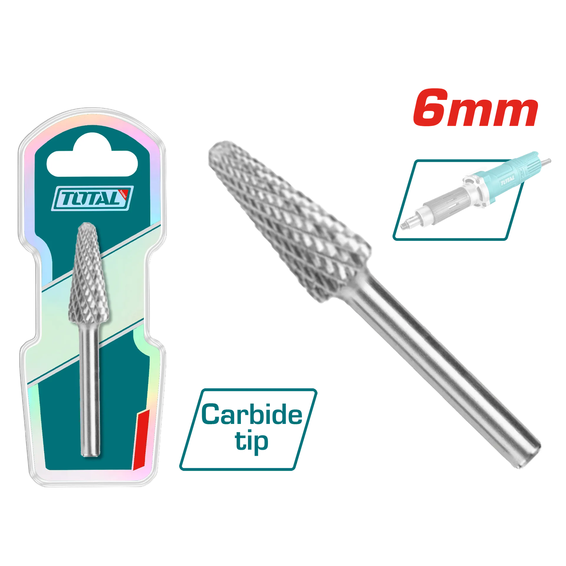 Frezë për metal M6 TOTAL TAKC1003
