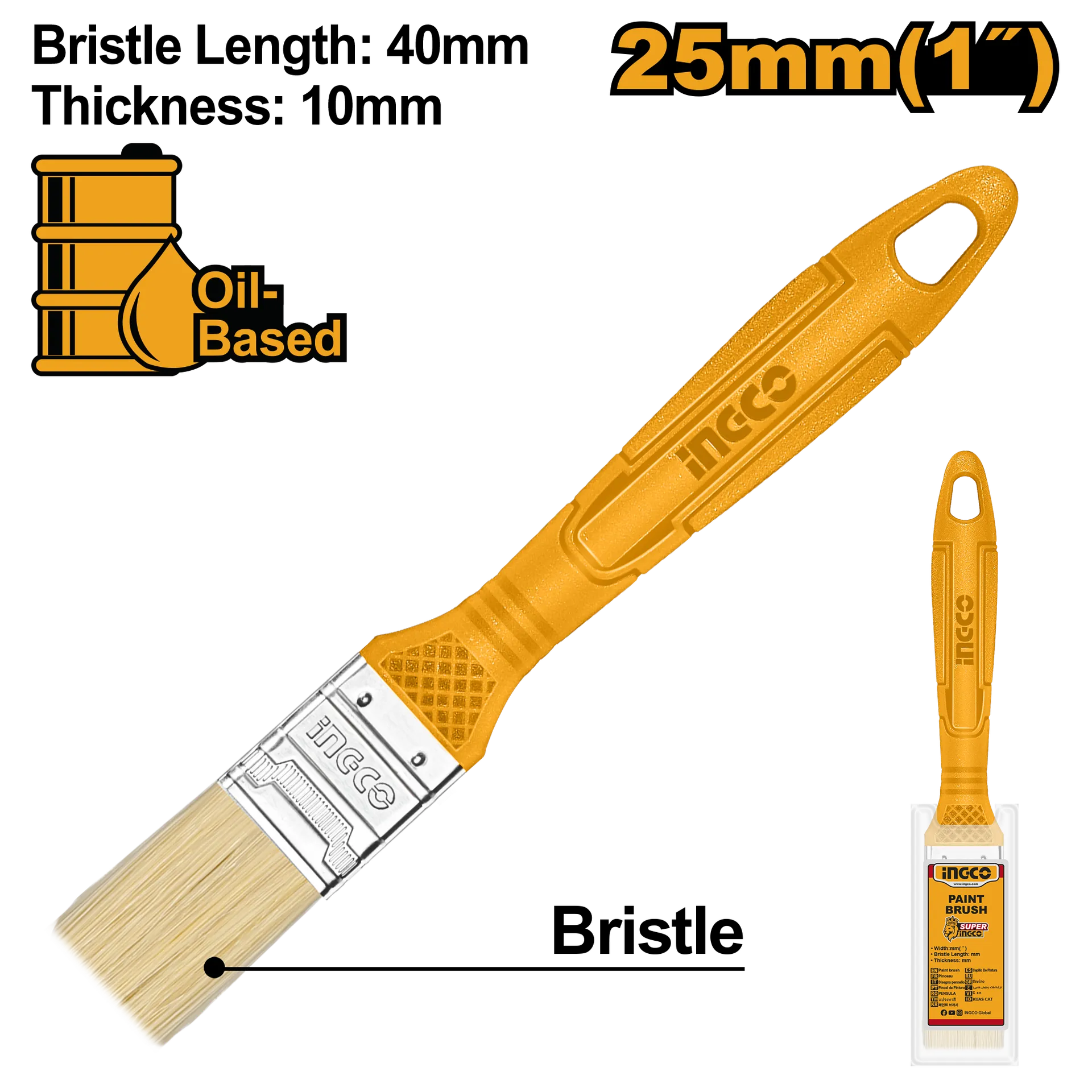 ЧЕТКА ЗА ФАРБАЊЕ 25mm INGCO CHPTB78601