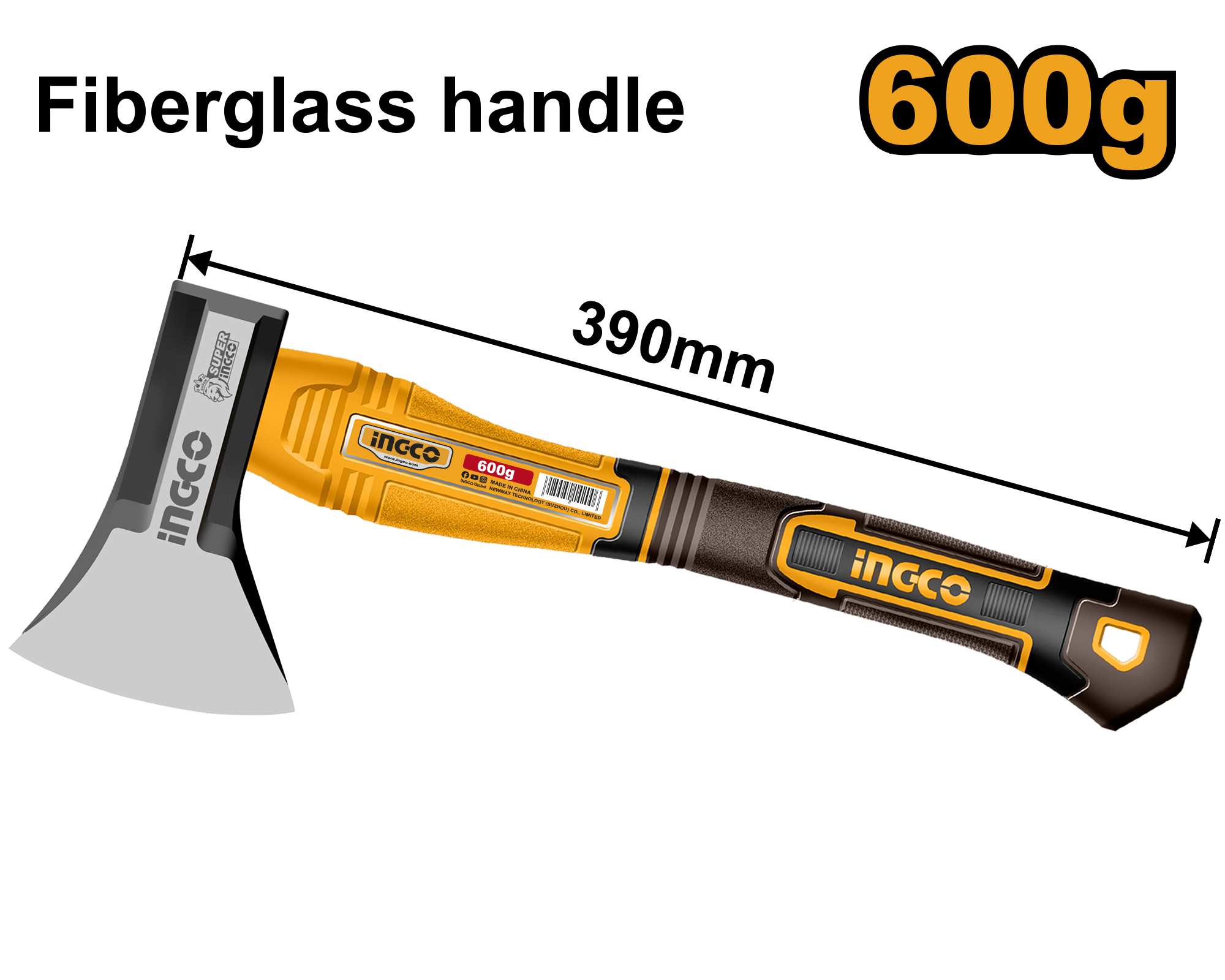 Sëpatë INGCO e vogël 600GR HAX081600