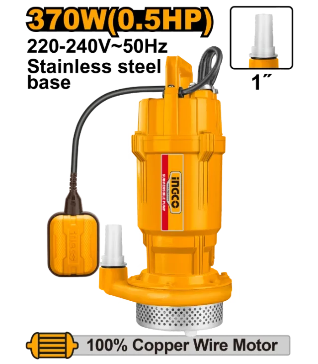 ПОТОПНА ПУМПА ЗА ВОДА 0.37KW-17M 1″ INGCO SPC3708