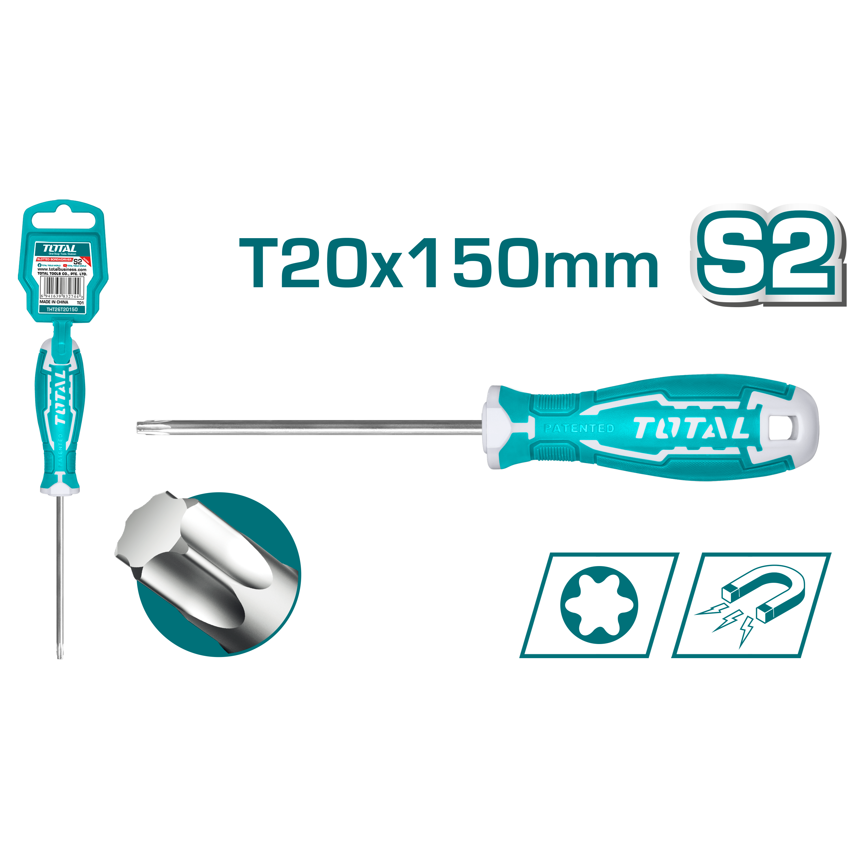 Vidhuese TOTAL TORX T20x150mm THT26T20150