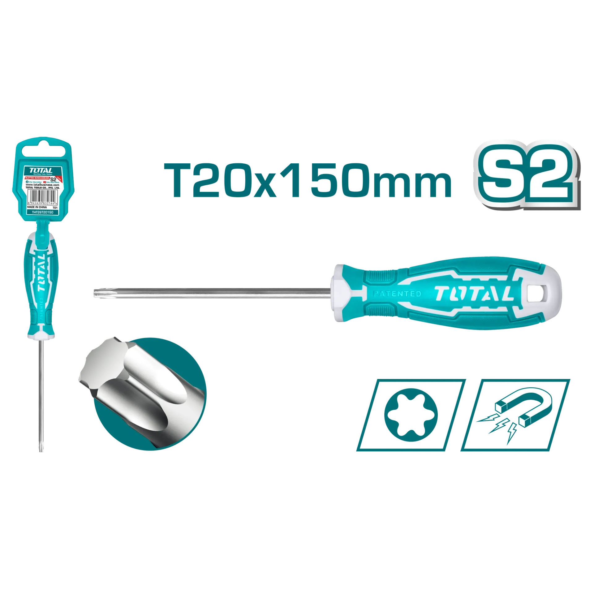 Vidhuese TOTAL TORX T20x150mm THT26T20150