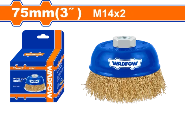 Furçë bronzi M14 75mm për bluarëse WADFOW WCE1401